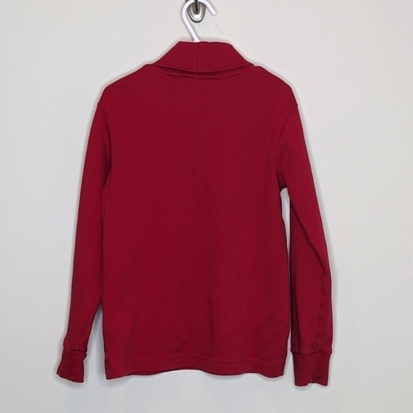 Lands' End Red Turtleneck Shirt S 6/7 - Picture 2 of 7